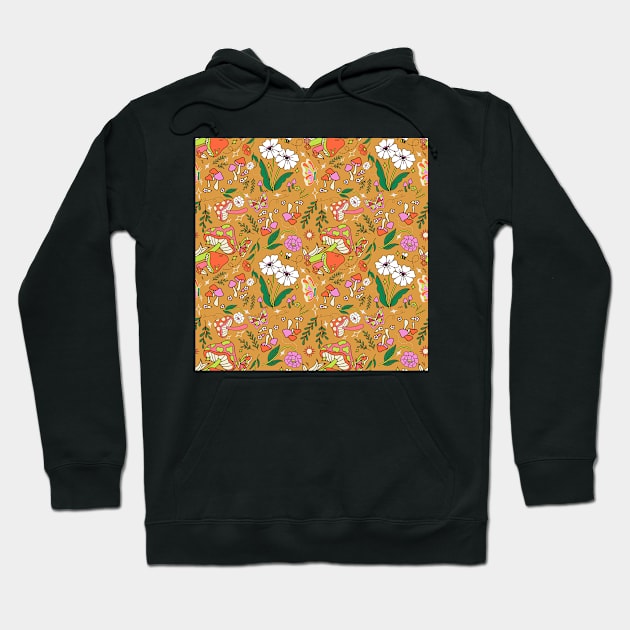 Psychedelic mushrooms Hoodie by Milibella